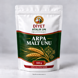 Diyetun Arpa Malt Unu 500 g temsili ambalaj tasarımı